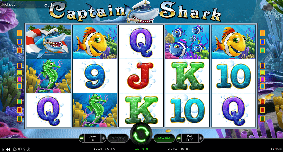 captain shark wazdan gra automat 