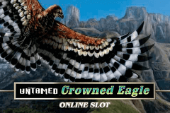 logo untamed crowned eagle microgaming gry avtomaty 