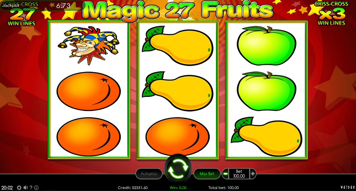 magic fruits 27 wazdan gra automat 