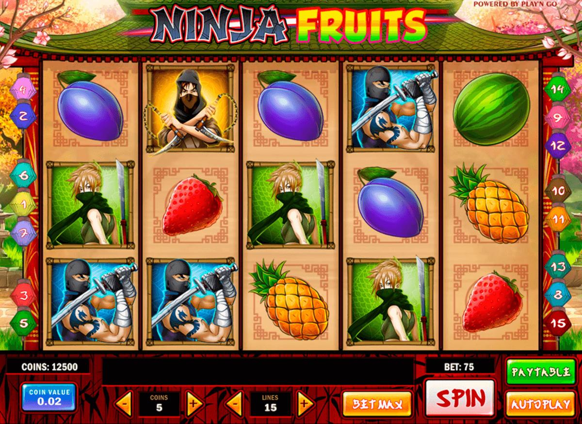 ninja fruits playn go online gra zadarmo 